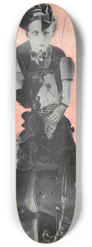 Karl Wiener - Ohne Titel (Collage) 8.25 inch art skate deck