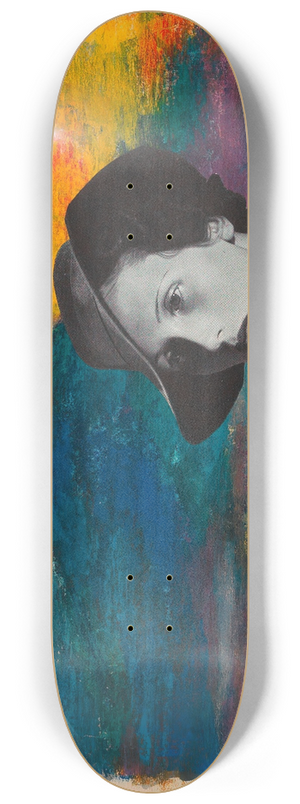 Karl Wiener - Ohne Titel (Collage) 8.25 inch art skate deck