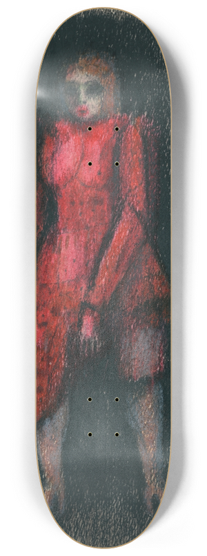 Karl Wiener - Ohne Titel (Frauenfigur) 8.25 inch art skate deck