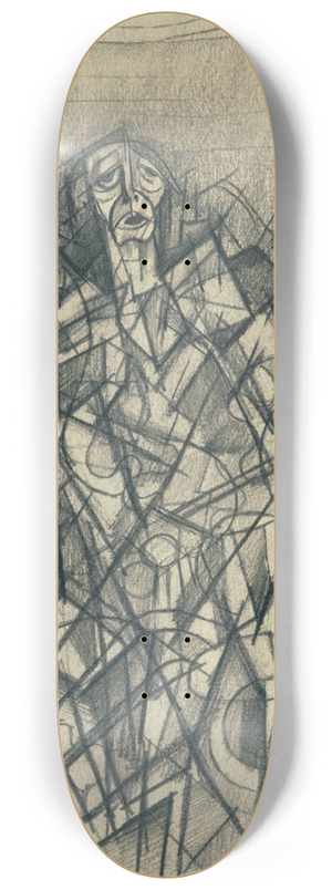 Karl Wiener - Ohne Titel II 8.25 inch art skate deck