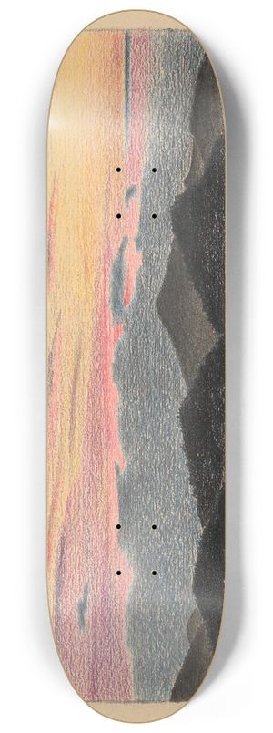 Karl Wiener - Ohne Titel (Naturstudie) I 8.25 inch art skate deck