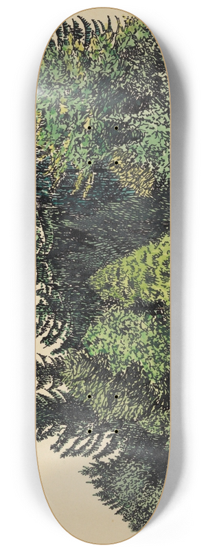 Karl Wiener - Ohne Titel (Waldstck) 8.25 inch art skate deck