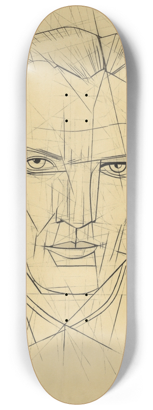 Karl Wiener - Portrt 8.25 inch art skate deck