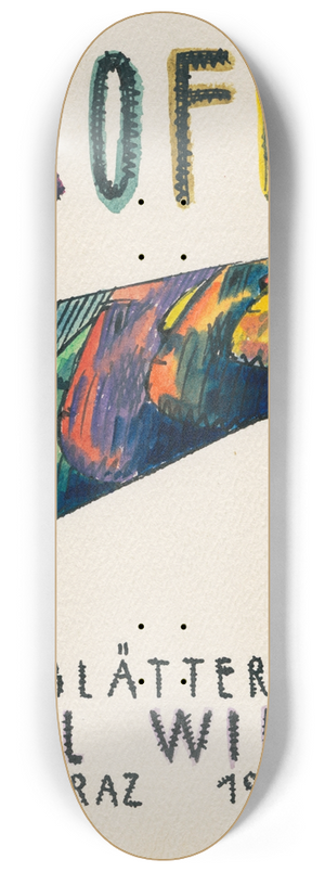 Karl Wiener - Profile, 10 Bltter, Graz 8.25 inch art skate deck