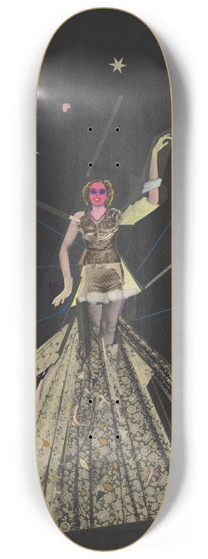 Karl Wiener - Revue  Diva 8.25 inch art skate deck