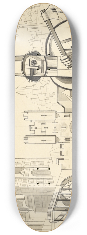 Karl Wiener - Vom Gestern 8.25 inch art skate deck