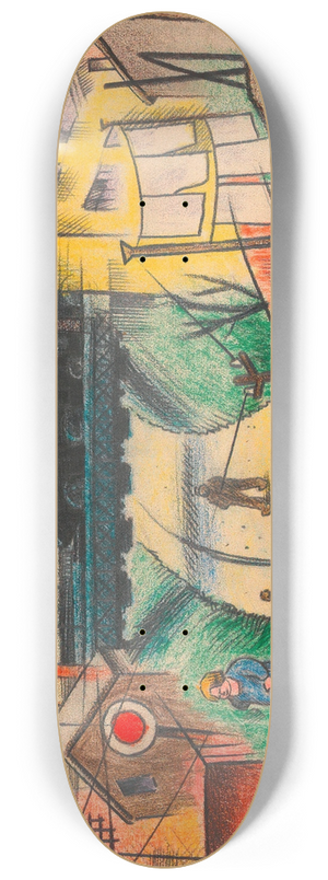 Karl Wiener - Vorstadt V 8.25 inch art skate deck Karl Wiener - Vorstadt V 8.25 inch art skate deck