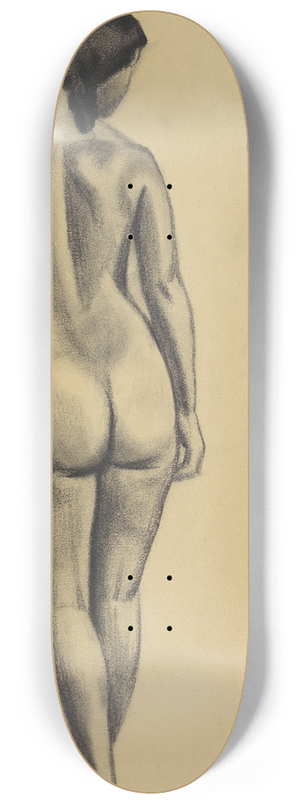 Karl Wiener - weiblicher Akt II 8.25 inch art skate deck