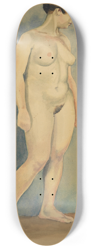Karl Wiener - weiblicher Akt V 8.25 inch art skate deck