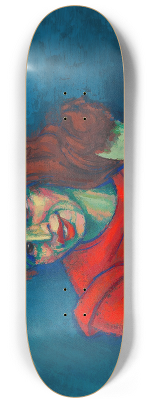 Karl Wiener - Weibliches Portrt 8.25 inch art skate deck