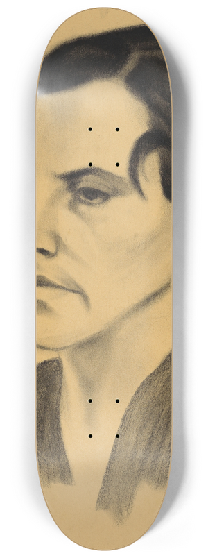 Karl Wiener - weibliches Portrt IX 8.25 inch art skate deck