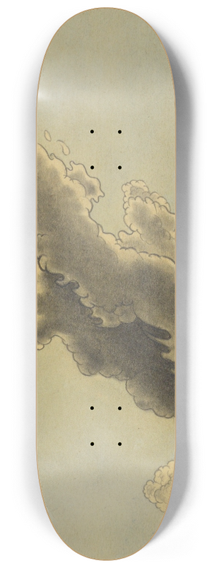 Karl Wiener - Wolken 8.25 inch art skate deck