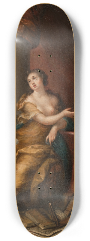 Andreas von Behn - Allegory on the Vanity of Life 8.25 inch art skate deck