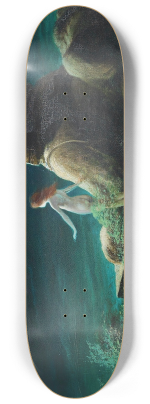 Karl Wilhelm Diefenbach - Sphinx mit Undine 8.25 inch art skate deck