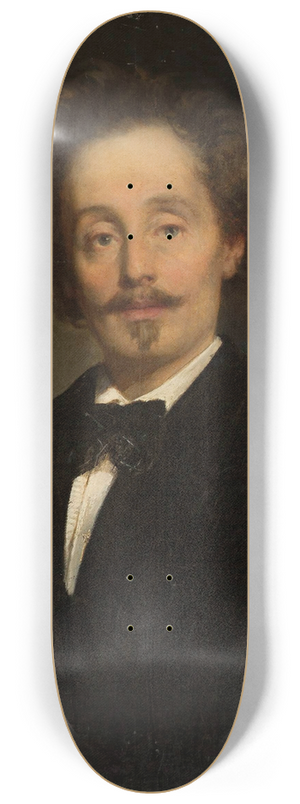 Karol Miller - Portrait of Wiktor Brodzki, sculptor 8.25 inch art skate deck