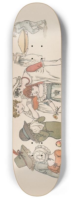 Kate Greenaway - A Apple Pie Pl 12 8.25 inch art skate deck