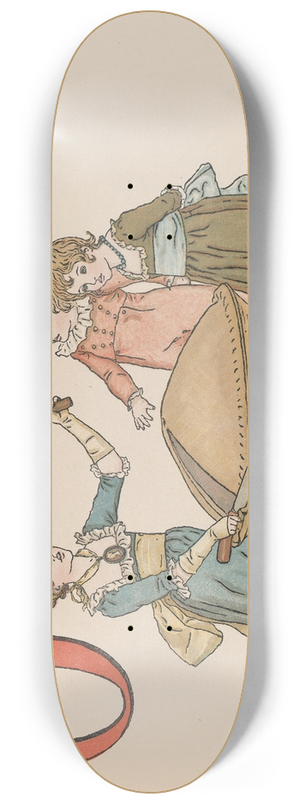 Kate Greenaway - A Apple Pie Pl 14 8.25 inch art skate deck