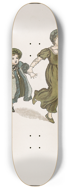 Kate Greenaway - The Pied Piper of Hamelin Pl 25 8.25 inch art skate deck
