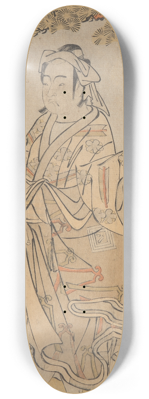 Katsukawa Shunch - The Actor Ichikawa Yaozo 8.25 inch art skate deck