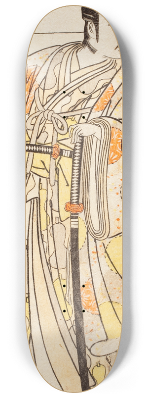 Katsukawa Shunsh - Actor Band Mitsugor I 8.25 inch art skate deck