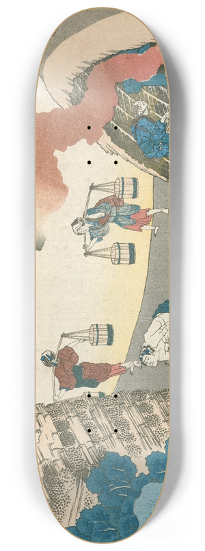 Katsushika Hokusai - Gonchnagon Sadaie 8.25 inch art skate deck Katsushika Hokusai - Gonchnagon Sadaie 8.25 inch art skate deck