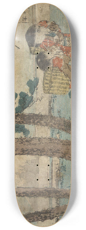 Katsushika Hokusai - Numazu 8.25 inch art skate deck