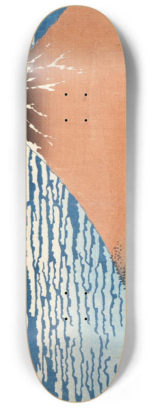 Katsushika Hokusai - South Wind, Clear Dawn 8.25 inch art skate deck