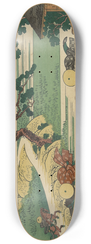 Katsushika Hokusai - Sumidagawa sekiya no sato 8.25 inch art skate deck