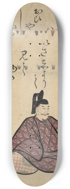 Katsushika Hokusai - tomo no kuronushi 8.25 inch art skate deck