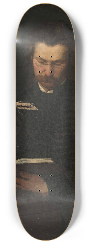 Kazimierz Alchimowicz - Portrait of Wadysaw Ciesielski (18451901), painter 8.25 inch art skate deck Kazimierz Alchimowicz - Portrait of Wadysaw Ciesielski (18451901), painter 8.25 inch art skate deck