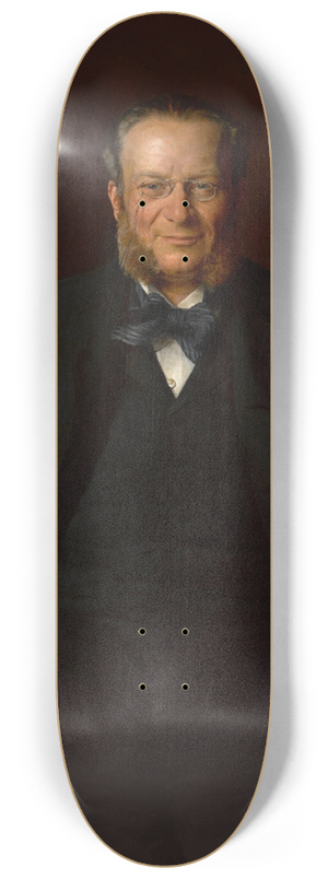 Kazimierz Pochwalski - Portrait of Hipolit Wawelberg 8.25 inch art skate deck