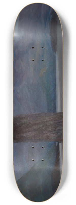 Kazimierz Stabrowski - Norwegian fjord 8.25 inch art skate deck