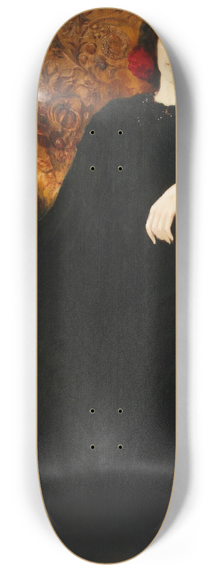 Kazimierz Stabrowski - Portrait of Julia Stabrowska ne Janiszewska, artists wife 8.25 inch art skate deck