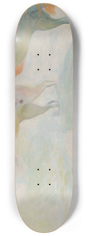 Kazimierz Stabrowski - Sketch for Fight for a woman 8.25 inch art skate deck