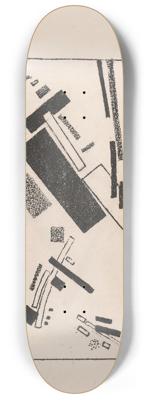 Kazimir Malevich - Dynamic Suprematism 8.25 inch art skate deck