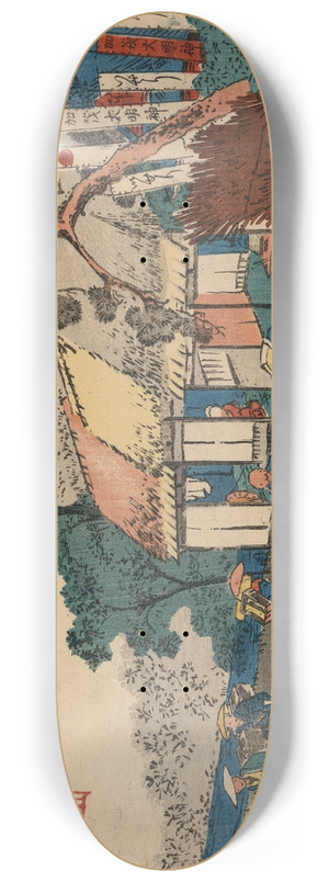 Keisai Eisen - Ageo shuku kamo no yashiro 8.25 inch art skate deck