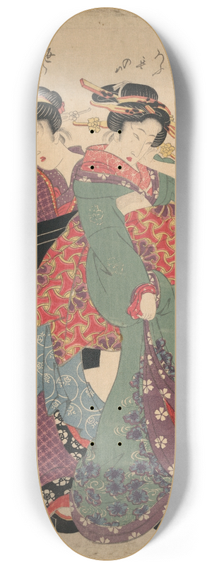Keisai Eisen - Kayoikomachi no mitate 8.25 inch art skate deck Keisai Eisen - Kayoikomachi no mitate 8.25 inch art skate deck