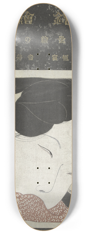 Kitano Tsunetomi - Gezichten uit de ukiyo-e 8.25 inch art skate deck