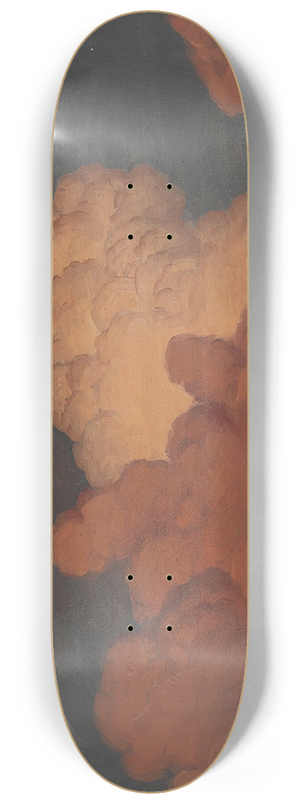 Knud Baade - Cloud Study 8.25 inch art skate deck