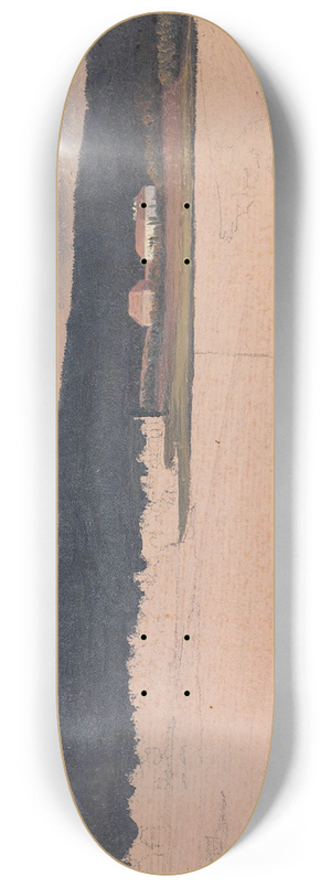 Knud Baade - Landscape Studies 8.25 inch art skate deck