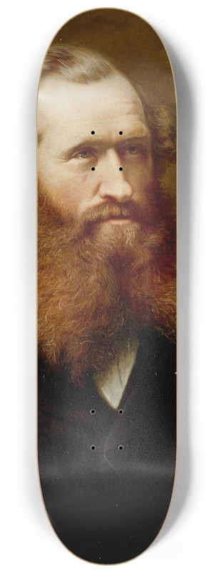 Knud Bergslien - Portrait of the Painter J.F. Eckersberg 8.25 inch art skate deck