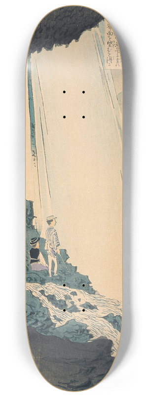 Kobayashi Kiyochika - Urami Waterfall 8.25 inch art skate deck