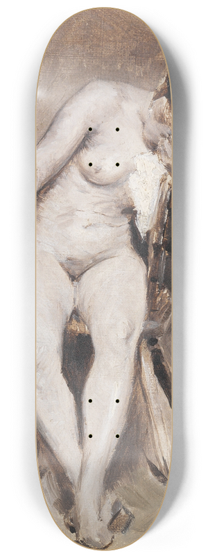 Koloman Moser - Weiblicher Akt im Atelier 8.25 inch art skate deck