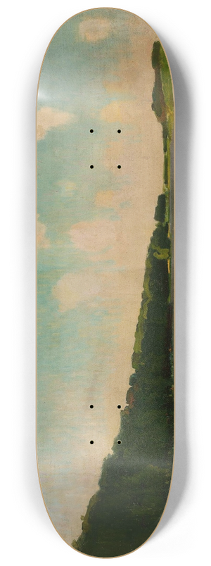 Konrad Krzyanowski - Monastery lake in Kartuzy 8.25 inch art skate deck