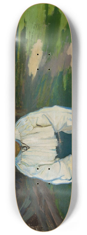 Konrad Krzyanowski - Peasant woman (of Ukrainian descent) 8.25 inch art skate deck