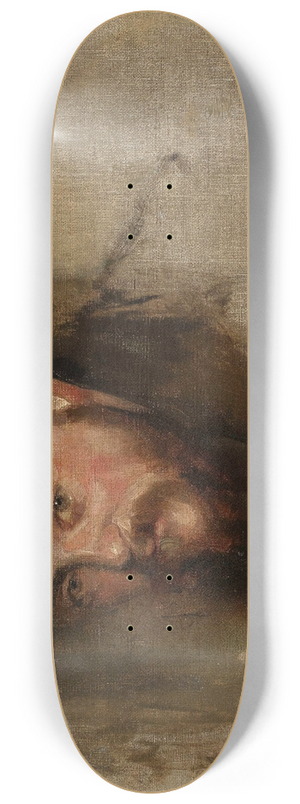 Konrad Krzyanowski - Portrait of Benedykt Kubicki 8.25 inch art skate deck