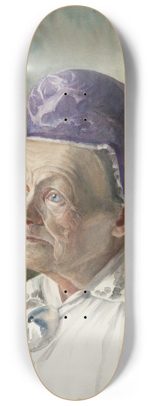 Konrad Mgi - Naise portree (tanuga) 8.25 inch art skate deck