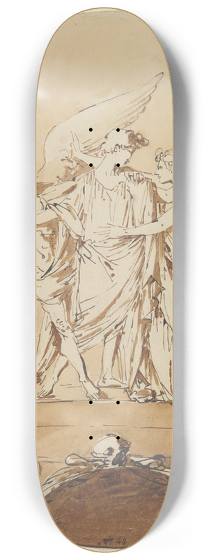 Andr Lebrun - Allegorical Design for a Tomb 8.25 inch art skate deck