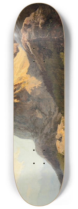 Konrad Petrides - In the Dolomites 8.25 inch art skate deck