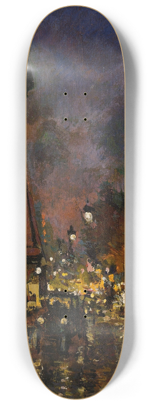 Konstantin Alexeevich Korovin - La Porte Saint Denis 8.25 inch art skate deck